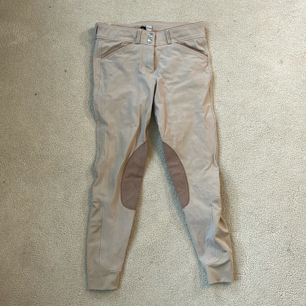 Dover Saddlery Tan Wellesley Show Breeches